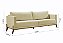 SOFA 3L BIANCHI MILANO 2.35MT TC K174 LINHO ./BEGE NV - Imagem 3