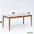 MESA CIMOL BAOBA 1,80X0,90 C/ VD OFF WHITE ./MADEIRA/OFF - Imagem 3