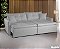 SOFA CAMA BIANCHI PORTO 2,20MT BI-PART TEC K127 LINHO ./CINZ - Imagem 1