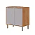 BALCAO MGM BRILHANTE 2P 800 ./CINAMOMO/PLATINA - Imagem 1