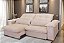 SOFA 4L JW DOHA 2,40MT RET/RECL TEC D02 NEW ./BOUCLE BEGE ./ - Imagem 1