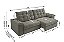 SOFA 3L BESTHOUSE PARMA SLIM RET/REC 2,30MT C/USB VEL ./CAST - Imagem 2