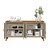 BUFFET LINEA BRASIL EVORA 4P 1,60MT ./JEQUITIBA/OFF FOSCO - Imagem 3