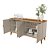 BUFFET LINEA BRASIL EVORA 4P 1,60MT ./JEQUITIBA/OFF FOSCO - Imagem 4