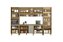 CRISTALEIRA LINEA BRASIL 2P ALLURE 700 C/LED ./JEQ/GRIS FOS - Imagem 2