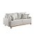 SOFA 3L MARTINS M-199 2,00MT TEC B-451 LINHO ./CREME CLARO - Imagem 2