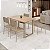 CJ MESA TEIXEIRA ANA C/4 CAD BS LUNNA TC KR BG 120X75./CHAMP - Imagem 1