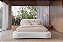 CABECEIRA ESTOFADA KR DIOR 1,38MT TC BOUCLE CANCUN ./NEVE - Imagem 3