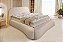 CABECEIRA ESTOFADA KR DIOR 1,38MT TC BOUCLE CANCUN ./NEVE - Imagem 1