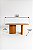 MESA KR 560 ORG. 1,80MT LAMIN CATEDRAL ./IMBUIA MEL - Imagem 2
