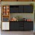 PANELEIRO POLIMAN RAVENA 4P C/VD C/LED ./FREIJO/OFF WHITE - Imagem 1