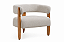 POLTRONA BIANCHI MONA TEC K219 BOUCLE ./AREIA - Imagem 2