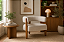 POLTRONA BIANCHI MONA TEC K219 BOUCLE ./AREIA - Imagem 1
