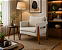POLTRONA BIANCHI MILAO P/CAST TEC K219 BOUCLE ./AREIA - Imagem 1