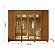 ROUPEIRO 6P BIANCHI MILAO 2,44MT VD REF GLASS C/PES ./NATURE - Imagem 3