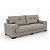 SOFA 3L IMPERIO JULIANA 2,04MT TC 204 LIN ./CAPUCCINO - Imagem 2