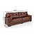 SOFA 3L IMPERIO JULIANA 2,04MT TC 849 CR ./PINHAO - Imagem 2