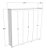 ROUPEIRO 6P AVELAN TORINO 2,37M C/PES ./FREIJO/OFF WHITE - Imagem 4