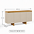 BUFFET IMCAL SUD 4P 1GVT 1,80MT (70231) ./OFF/CINAM - Imagem 4
