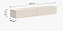 NICHO PAINEL IMCAL PRIME 2GVT 1.4 (71180) 136X20X31 ./OFF-WH - Imagem 2