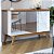 BUFFET CLASSIC 3 PORTAS C/ESPELHO (66933) /OFF WHITE/NATURE - Imagem 2