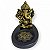 Incensario Mini Oval Ganesh Mini Dourado 6,50 cm em Resina - Imagem 1