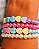 Mix Infantil Pulseiras Color Beads Corações - Imagem 2