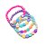 Mix Infantil Pulseiras Color Beads Corações - Imagem 1
