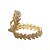 Piercing Fake Duplo Zircônias Dourado - Imagem 2