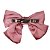 Laço de Cabelo Cetim Rosa Seco - Imagem 3