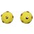 Brinco Poá Resina Amarelo - Imagem 1