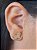 Brinco Ear Cuff Borboletas Assimétrico Dourado - Imagem 3