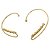 Brinco Ear Cuff Fake Setas - Imagem 3