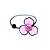 Liga Para Cabelo Flor Rosa - Imagem 2