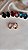 Brinco Base Oval Chaton Vermelho - Imagem 3