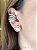 Piercing Fake Pérolas Zircônias Dourado - Imagem 2