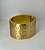 Bracelete Maxi Martelado Acetinado Dourado - Imagem 2