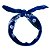Lenço Tipo Bandana Azul - Imagem 1