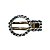 Broche para Cabelo Círculo Cristal - Imagem 1