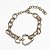 Pulseira Corrente com Mosquetão de Coração - Imagem 1