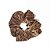 Scrunchie em Veludo Listrado Bronze - Imagem 1