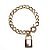 Pulseira Corrente Pingente Cadeado - Imagem 1