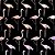 Lenço Preto Flamingos - Imagem 2