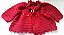 Casaquinho para bebê - Vermelho - Imagem 1
