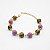 Pulseira Capim Dourado e Fio Rose PL84 - Hipoalergênico - Imagem 1