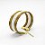 Pulseira Capim Dourado e Fio Branco PL2- Hipoalergênico - Imagem 1