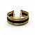 Pulseira Capim Dourado e Fio Preto PL3 - Hipoalergênico - Imagem 2