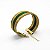 Pulseira Capim Dourado e Fio Esmeralda PL5 - Hipoalergênico - Imagem 1