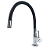 Torneira Gourmet Cozinha Metal Tubo Silicone Preta Robusta Premium Mesa 1/4v - Imagem 4
