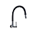 Torneira Gourmet para Cozinha 100% Metal Tubo Flexível  PRETA C-61 Parede 1/4v. - Imagem 1